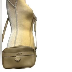 EUC Marc Jacobs The Liaison Mustard Green Saffiano‎ Crossbody Bag Purse